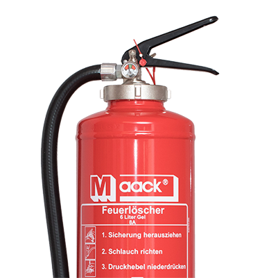 Wirkung von Gel-Feuerlöschern